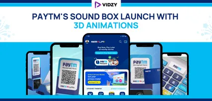 Paytm sound box launch with 3D Animations
