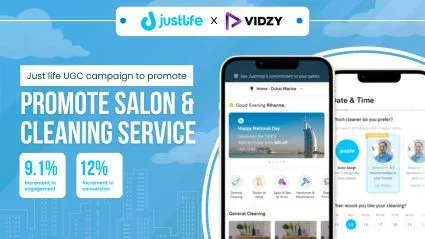 Just Life UGC Campaign To Promote Salon & Cleaning Services